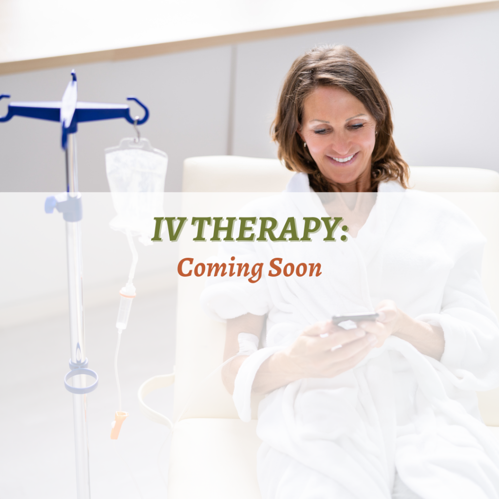Coming soon: IV therapy service announcement