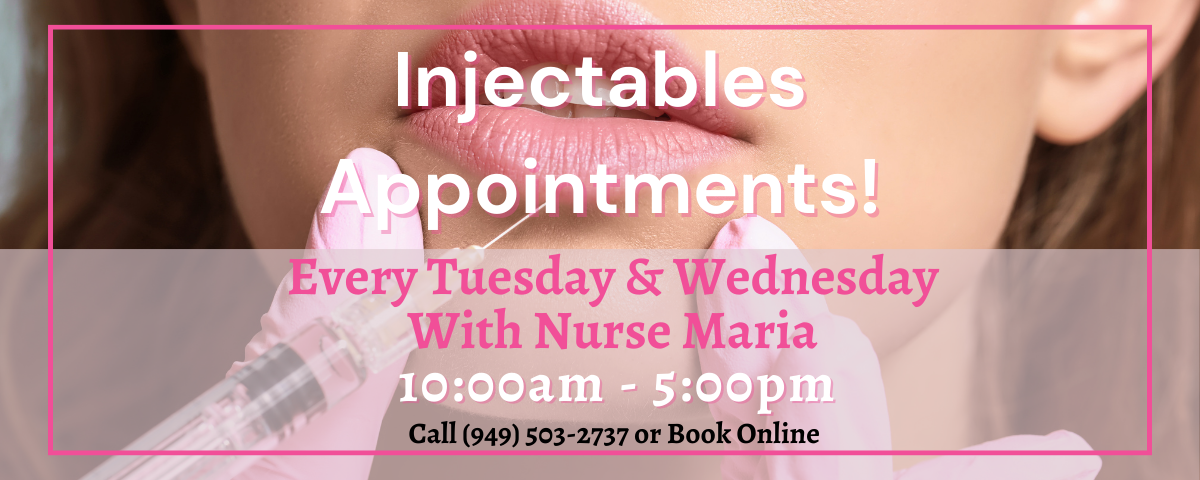 Injectables schedule with Nurse Maria at Angel Beauty Haus